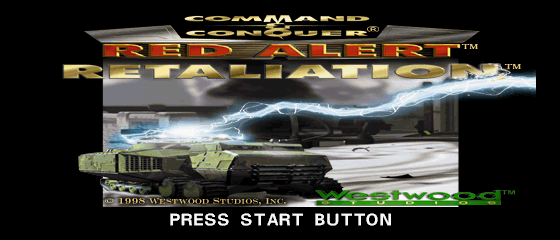 Command & Conquer Red Alert: Retaliation Title Screen
